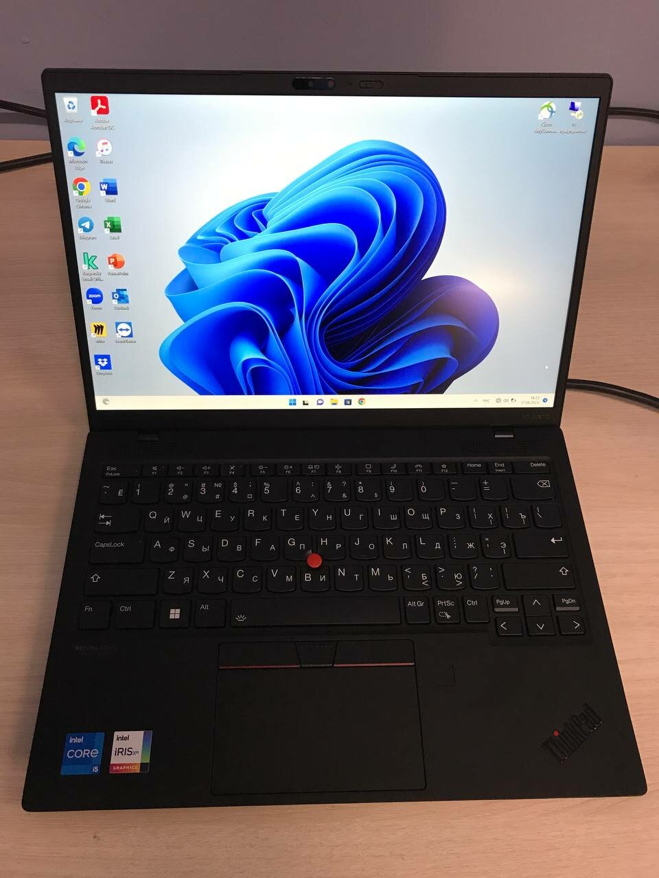 Ноутбук Lenovo ThinkPad X1 Nano Gen 2 13" 2K IPS/Core i5-1240P/16GB/1TB SSD/Iris Xe Graphics/Win 11/RUSKB/черный (21E9S0UN00)