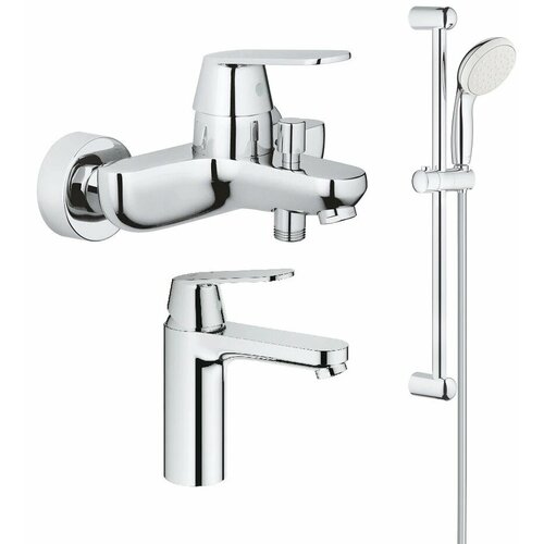 Комплект смесителей Grohe Eurosmart Cosmopolitan 32831000+23327000+27853001 комплект смесителей grohe eurosmart cosmopolitan 32831000 32824000