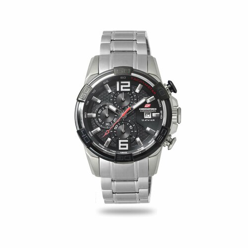 фото Наручные часы chronoforce cf5238 gssb black, серебряный