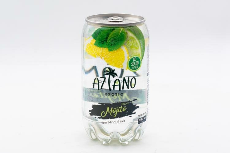 Газированный напиток Aziano Мохито 350 мл (Россия) Упаковка 12 шт - фотография № 4