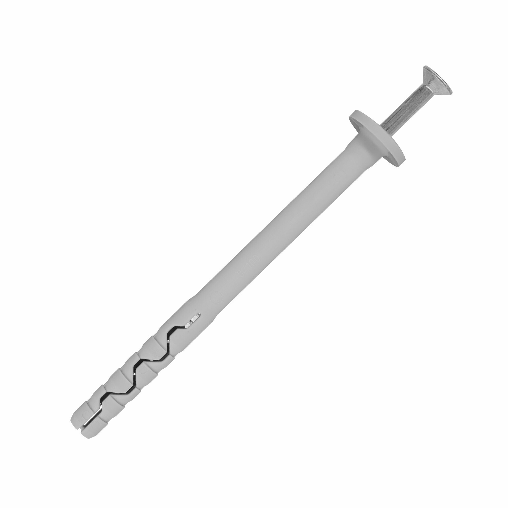 фото Дюбель-гвоздь Standers с грибовидным бортиком нейлоновый серый 8x100 мм 4 шт.