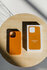 Чехол оранжевый для IPhone 14 Pro Max Leather Case с анимацией и ...