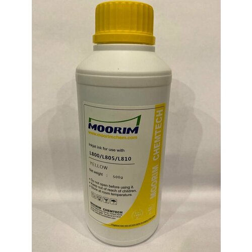 Чернила MOORIM L800, L805, L810 (500g) Yellow чернила moorim l800 l805 l810 500g lc