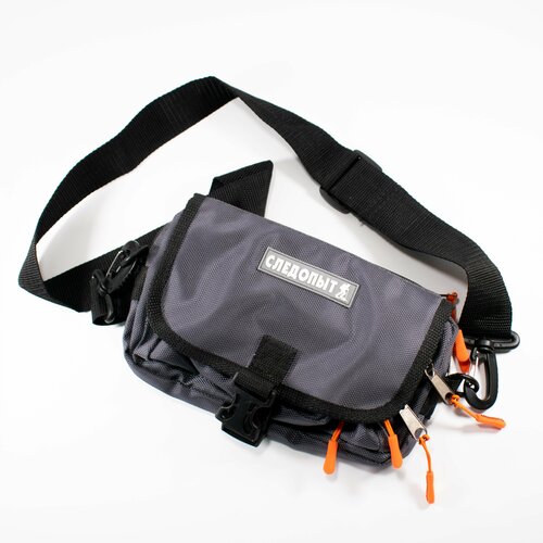 сумка рыболовная поясная следопыт fishing belt bag 74х22х10 см цв серый 2 коробки luno 20 Сумка рыболовная поясная Yaman Fishing Pocket Hip 30x22x6см цв сер камуфляж +1 кор Luno 18