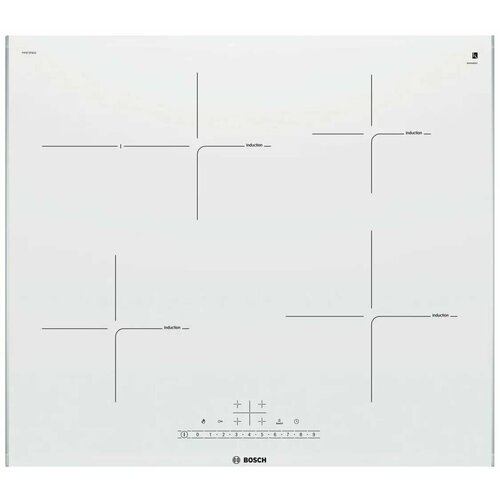 Индукционная варочная панель Bosch PIF672FB1E белый 11029000₽