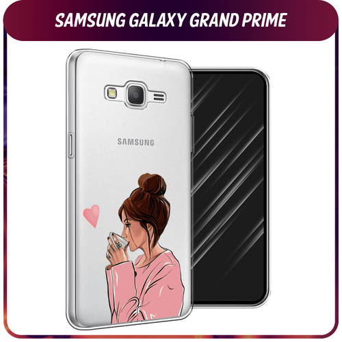 Силиконовый чехол на Samsung Galaxy Grand Prime/J2 Prime / Самсунг Галакси Grand Prime/J2 Prime Приготовлено с любовью, прозрачный чехол накладка vixion силиконовый для samsung galaxy j2 prime grand prime самсунг галакси j2 прайм прозрачный