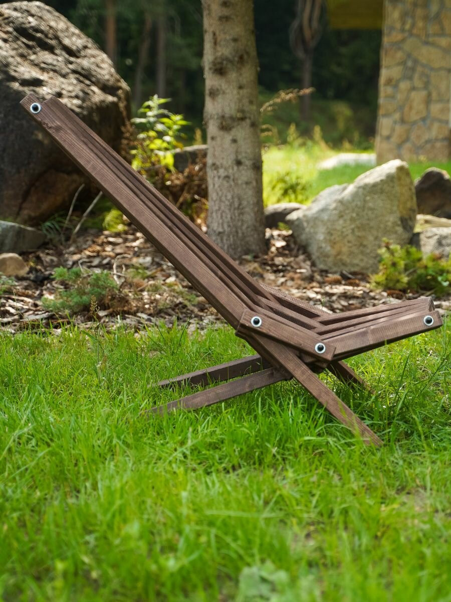 Кресло шезлонг деревянное Релакс Кентукки - фотография № 8