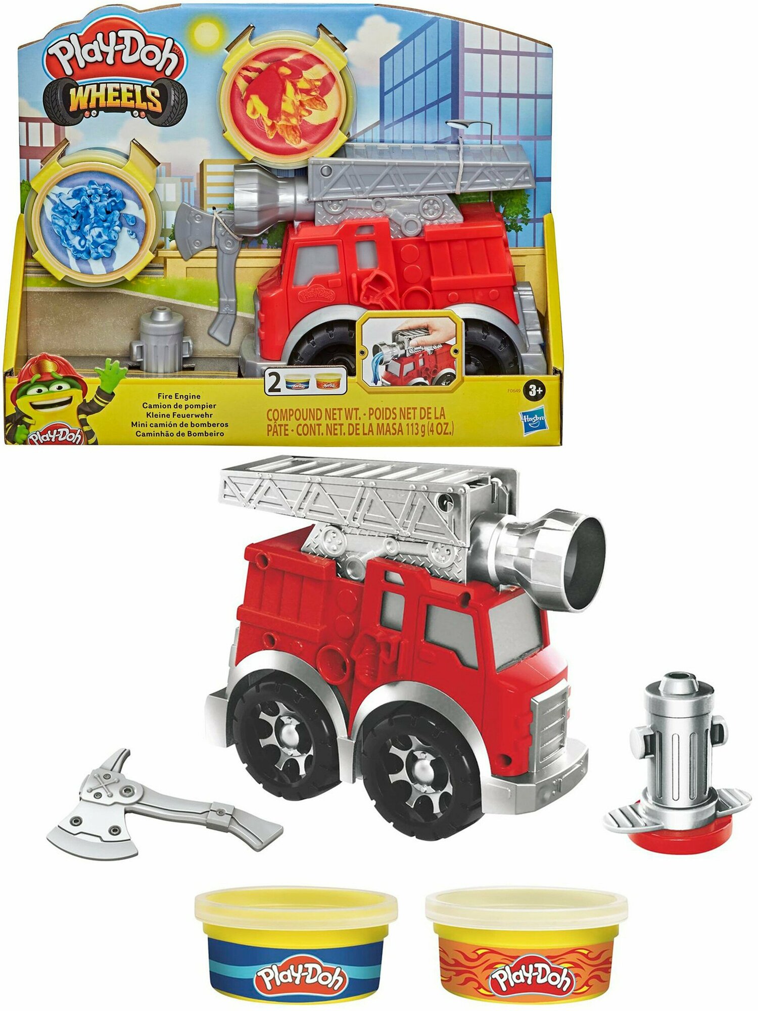 Play-Doh Набор для лепки мини "Пожарная машина" - фото №13