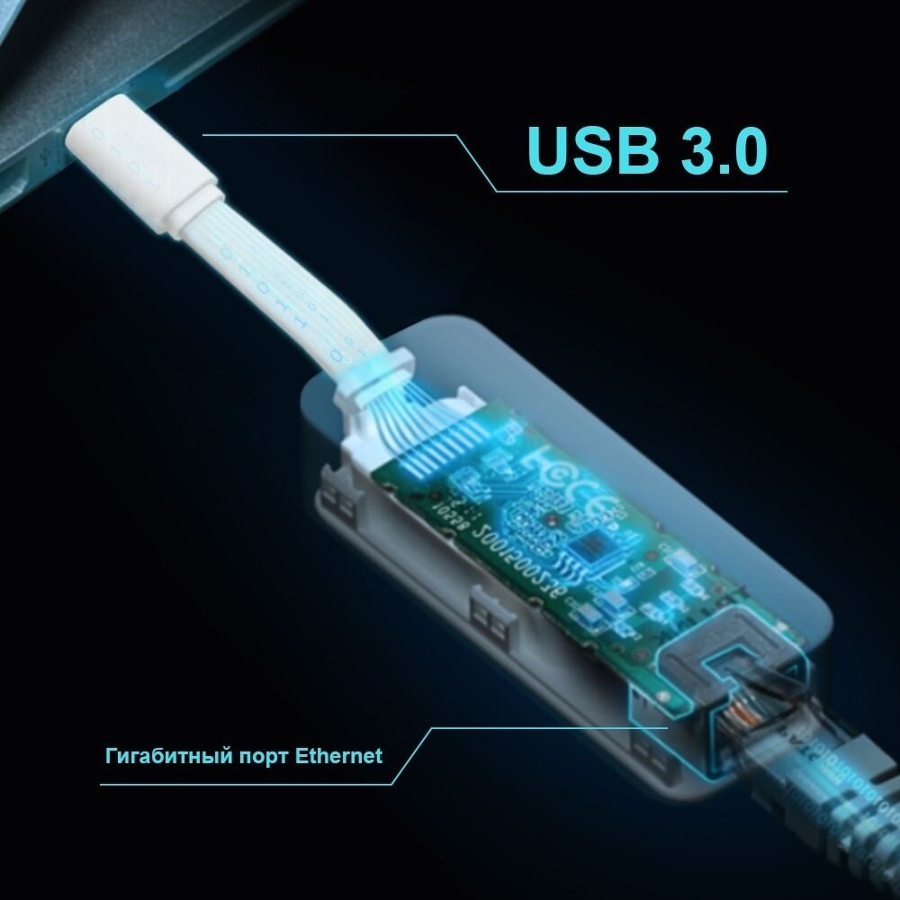 Сетевой адаптер USB 3.0 Type-C/Gigabit Ethernet