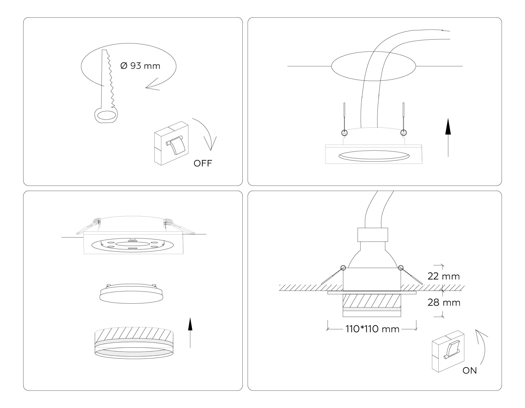 Встраиваемый светильник Ambrella Light GX53 Acrylic tech TN5222 - фотография № 5