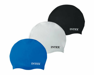 Шапочка для плавания Intex силиконовая от 8 лет