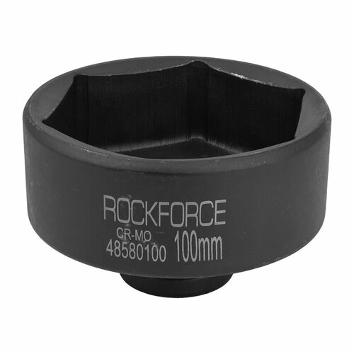 Головка ударная глубокая 1', 100мм (6гр) RockForce RF-48580100 головка ударная 1 39мм 6гр rockforce rf 48539