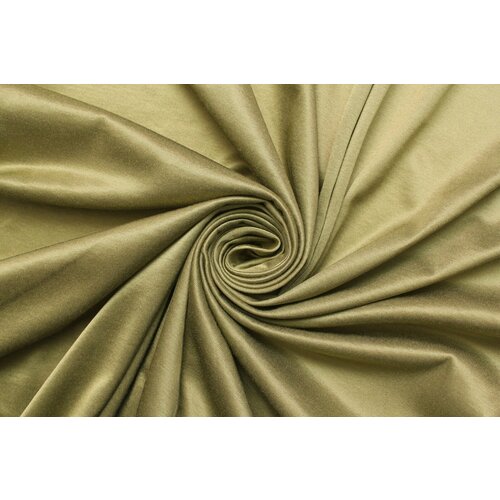 Ткань Трикотаж-стрейч глянцевый зеленовато-фисташковый, ш146см, 0,5 м
