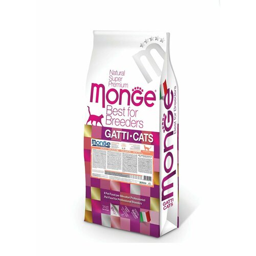 Сухой корм для кошек Monge Speciality Line Monoprotein , Лосось 10кг