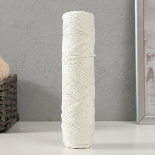 Шнур полиэфирный 3 мм 75м1255 гр белый 564₽