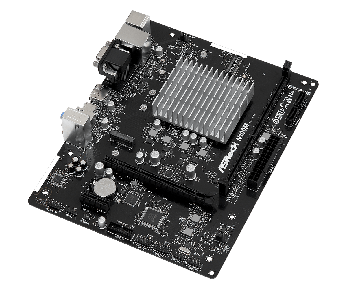 Материнская плата Asrock N100M, mATX - фото №6