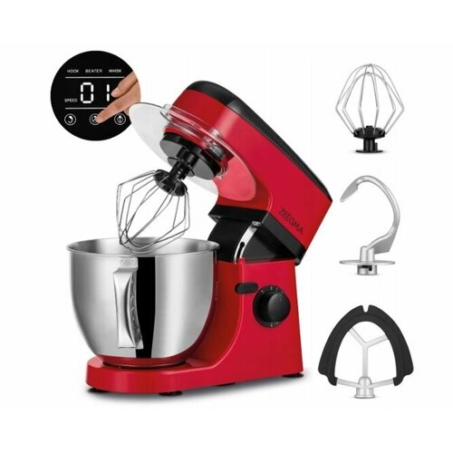 Планетарный кухонный комбайн Zeegma Planeet Mix 1800 Вт красный 2751500₽