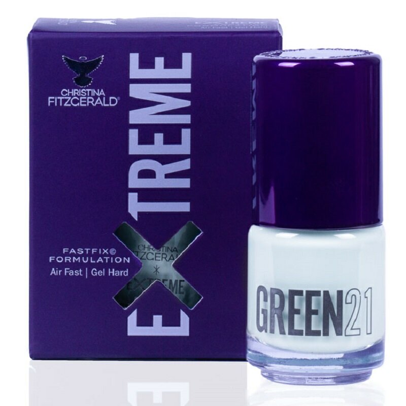 Лак для ногтей - GREEN 21 15 мл Christina Fitzgerald Extreme Green 21 15 мл