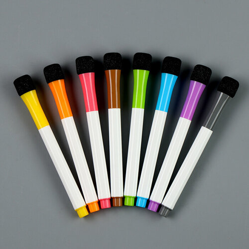 Маркеры с магнитом цветные на водной основе набор 8 шт 745₽