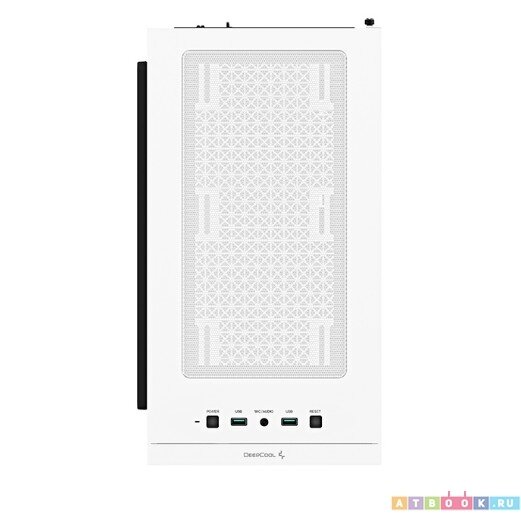 Корпус mATX Deepcool без БП, боковое окно (закаленное стекло), белый - фото №10