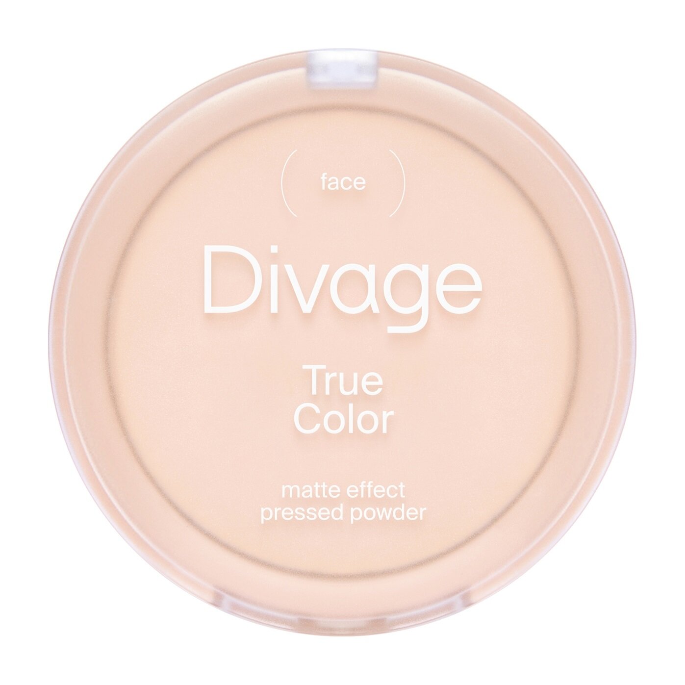 DIVAGE Пудра компактная True Color, 8 г, 02 Ivory