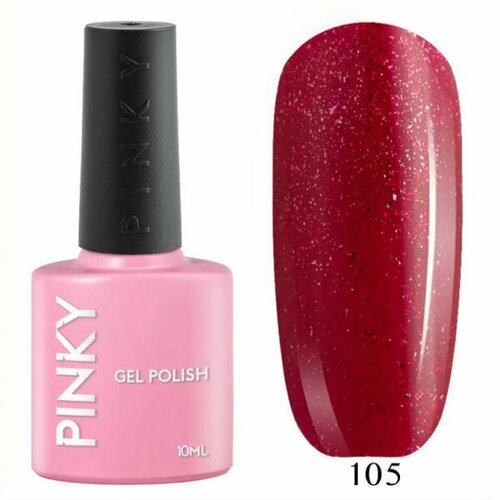 Гель-лак PINKY (Пинки) Classic 105 Блеск Бордо, 10 мл