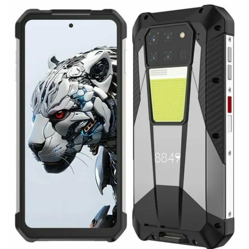 Смартфон Unihertz Tank 3 16512 ГБ версия без дальномера черныйсеребристый 50985₽