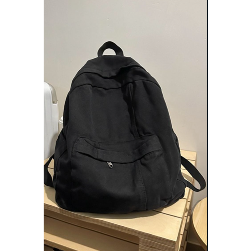 Рюкзак Винтажный Универсальный черный вместительный