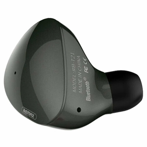 Беспроводные наушники REMAX RB-T21 Headset, Bluetooth, 50 мАч, черно-зеленый