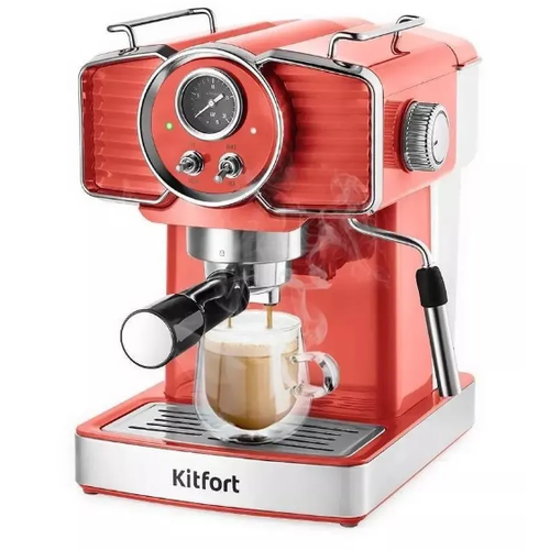 Кофеварка KitFort КТ-7125-1 кофеварка kitfort кт 7125 1 красный