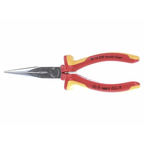 Плоскогубцы с плоским носиком 26 16 200 – Knipex – 4003773022831