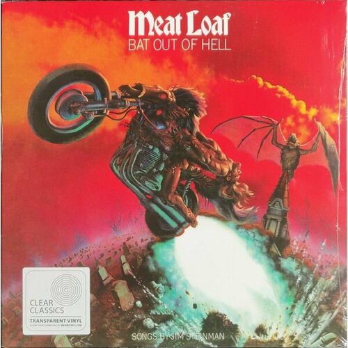 виниловая пластинка meat loaf Виниловая пластинка Meat Loaf. Bat Out Of Hell (LP, Clear)