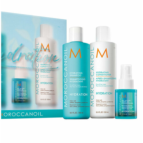 Весенний набор для увлажнения волос HYDRATION Moroccanoil мини набор весенний light moroccanoil с косметичкой