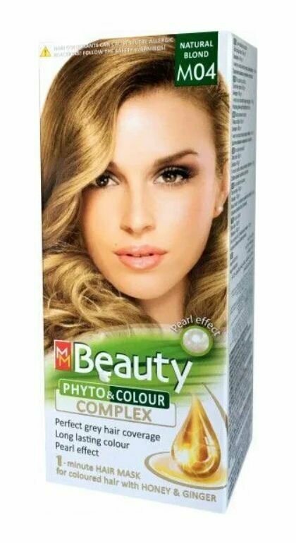 MM Beauty Краска для волос, тон M04 Натурально-русый, 125 мл