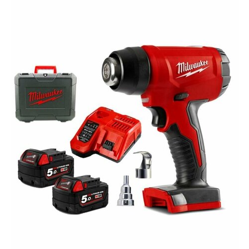 Аккумуляторный фен Milwaukee M18 BHG-502C 62988₽