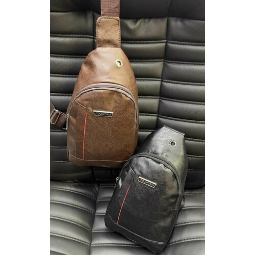 Сумка кросс-боди JINGPIN, коричневый