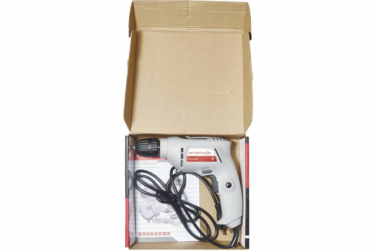 Дрель Интерскол Д-10/420ЭР 672.1.0.00 — фото 1