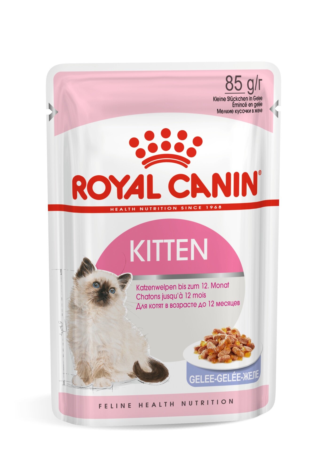 Влажный корм для котят Royal Canin Kitten Instinctive желе 12 * 85 гр.