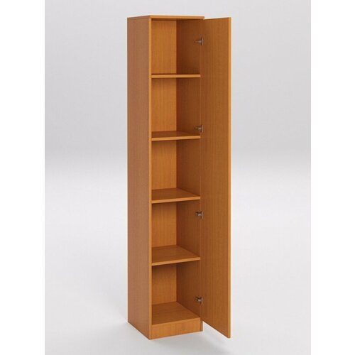 Шкаф офисный закрытый узкий Ш-42 Вишня 355 x 37 x 192 см 11081₽