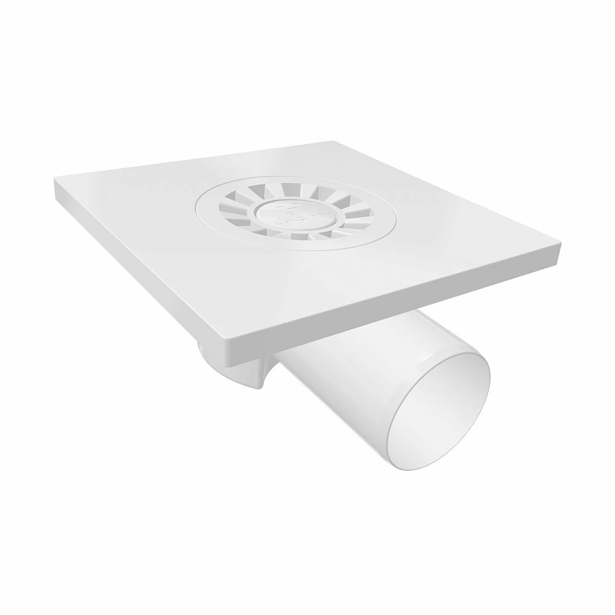 фото Трап сантехнический с решеткой из нерж. стали 20*20, нижний выход 50