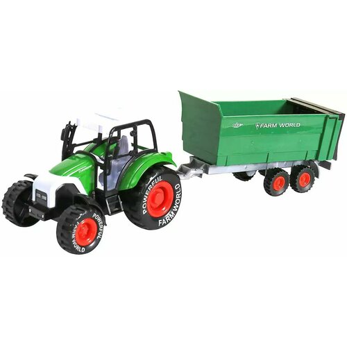 Модель машины Трактор с прицепом/тележкой инерция машины drift трактор с прицепом farmland 1 16