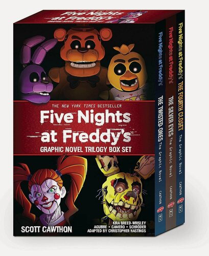 Изображение товара Scott Cawthon. Five Nights at Freddy's Graphic Novel Trilogy Box Set Пять ночей у Фредди Графический роман Трилогия Бокс-сет / Книги на английском