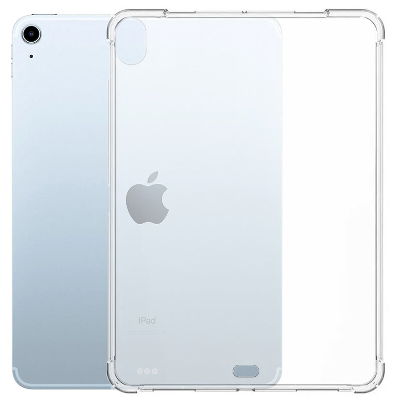 Противоударный силиконовый чехол-накладка для iPad Air 4/Pro 11 2018 прозрачный