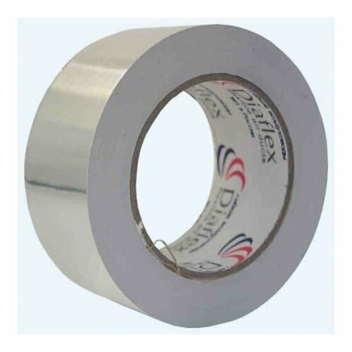 Алюминиевая лента 48 мм, 45 м, 60 микрон термостойкая Diaflex ALU-H 48/45