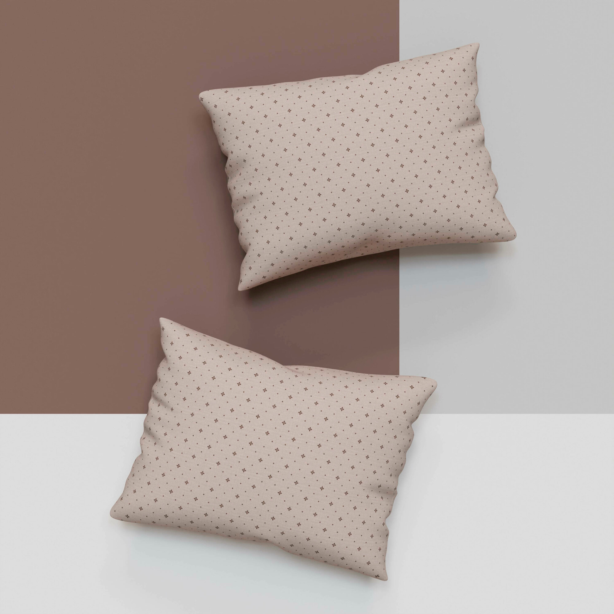 фото Комплект наволочек / наволочка 50x70 - 2 шт. Galtex Голливуд темно-бежевый