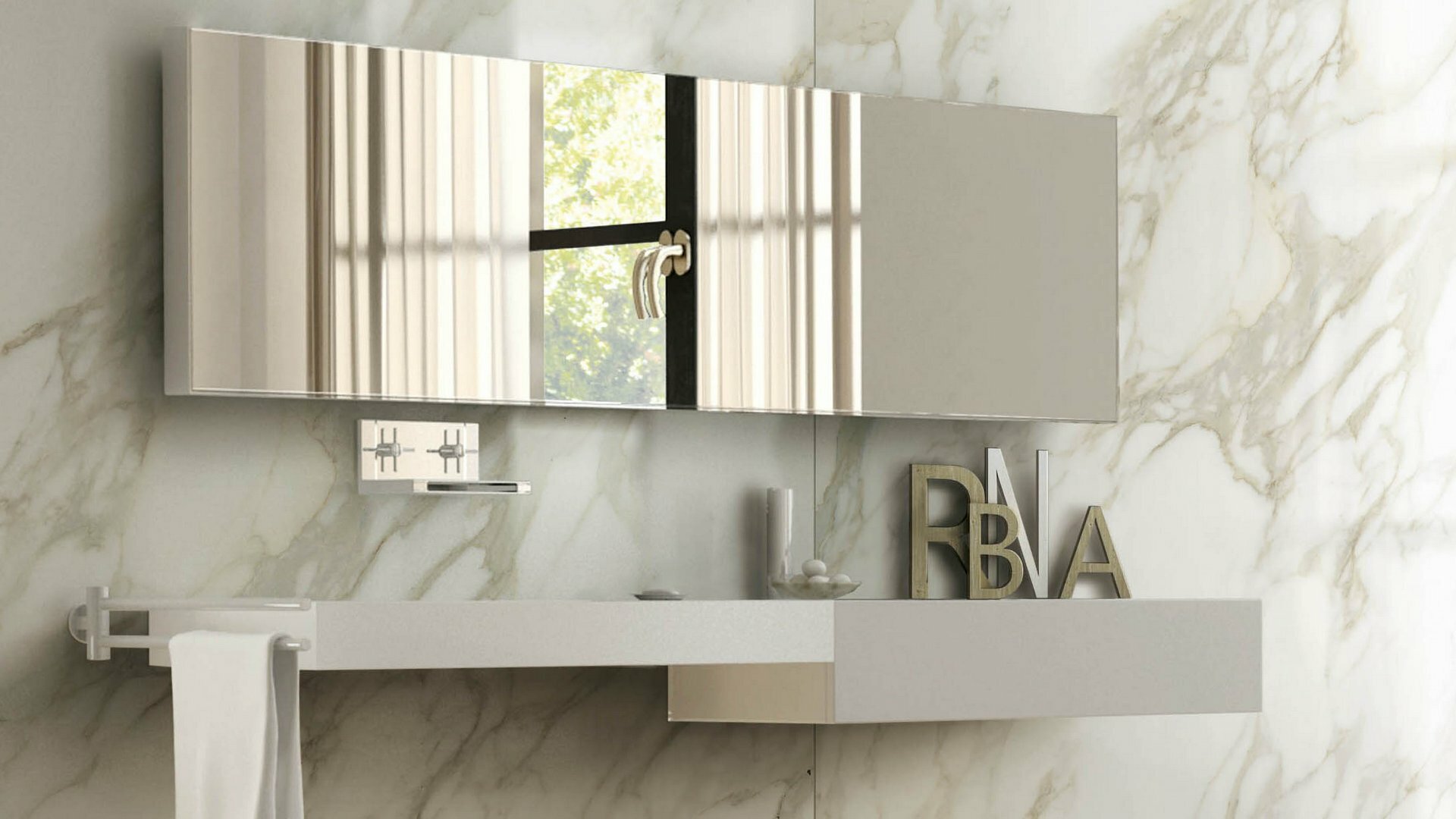фото Керамогранит Rex Etoile Creme Glossy 60x120 761681 мрамор морозостойкая