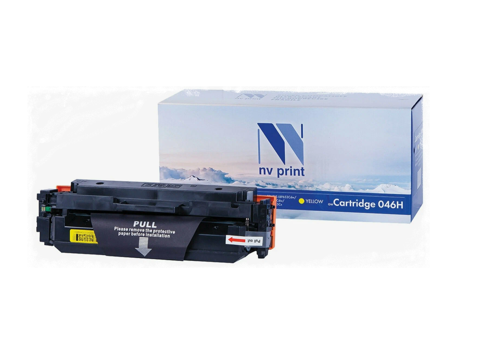 Картридж лазерный NV PRINT (NV-046HY) для CANON LBP653Cdw/ 654Cx/ MF732Cdw, желтый, ресурс 5000 страниц