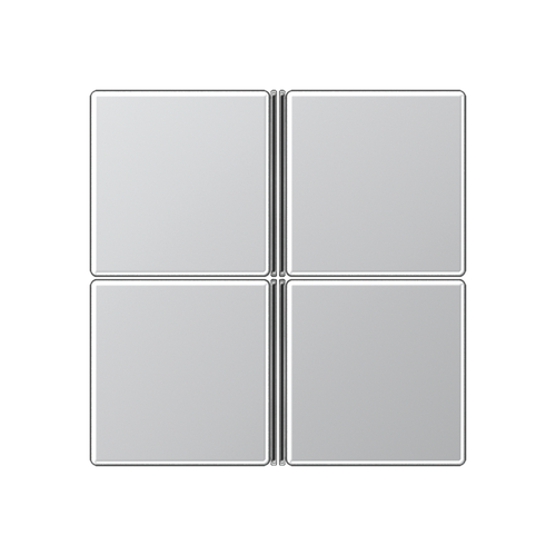 JUNG АS 500 KNX Алюминий Набор накладок, 4гр A404TSAAL (5 компл.)