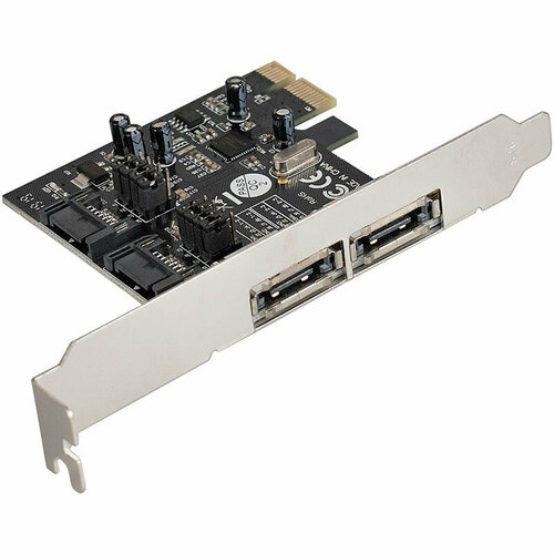 Контроллер ExeGate EXE-501 (PCI-E x1 v2.0, SATA3 6Gb/s, 2 int.+2 ext) EX283707RUS