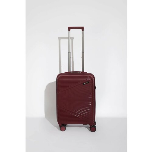 чемодан eberhart 43 6 л размер s коричневый Чемодан Eberhart 49M-030-420, 55 л, размер S, бордовый